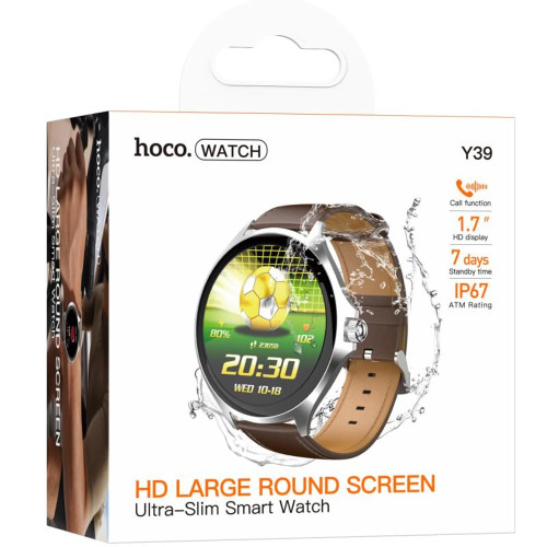 Смарт годинник Hoco Y39 silver