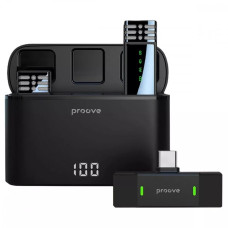 Беспроводной петличный микрофон Proove Record Type-C (Black)