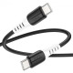 Кабель Hoco X82 Silicone Type-C – Type-C (1 м · 60W · 3A) (Black)