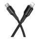 Кабель Hoco X120 Type-C – Lightning PD (1 м · 27W · 3A) (Black)