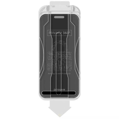 Захисне скло Proove Privacy 360 Installation Box для Apple iPhone Air (Black)