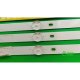 Прямая подсветка для телевизора Ergo 40″ 303GC400033 (3 планки по 773 мм, 7 LED, линза 16 мм, 3 В)