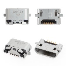 Роз'єм зарядки для Nokia Asha 502 5 pin (4 кріплень) (контакти знизу) (Micro USB) без шлейфа