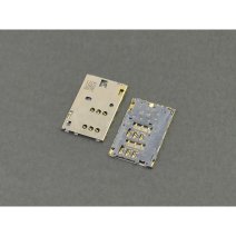 Роз'єм SIM-карти для Nokia 206 Asha 6 pin (4 кріплень) SIM 2