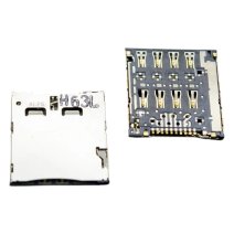 Разъем SIM-карты для Asus FE170CG Fonepad 7 8 pin (4 креплений) (One SIM)