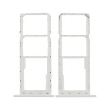 Тримач SIM-карти та карти пам’яті для Samsung A037M Galaxy A03s (2021) (версія на 2×SIM) (White)