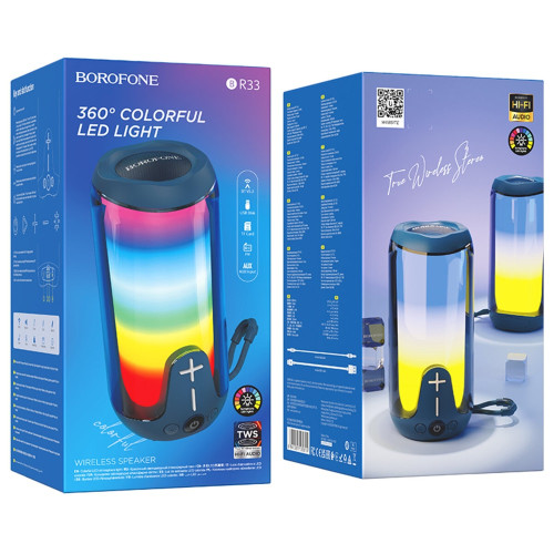 Bluetooth колонка Borofone BR33 (Blue)