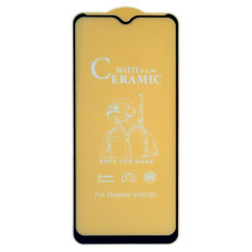 Защитная пленка Ceramic Matte для Xiaomi Redmi Note 9 (4G) (Full Glue) (Black)