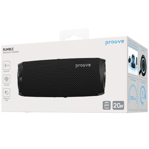 Bluetooth колонка Proove Rumble 20W (Black)