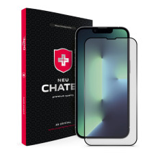 Защитное стекло +NEU Chatel Corning Gorilla Glass для Apple iPhone 14 Pro Max (Black)