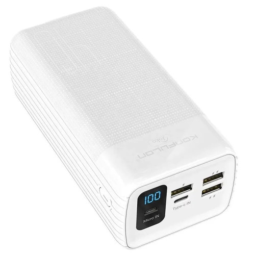 Повербанк Konfulon A21SQ 22.5W (40000 mAh) (White)