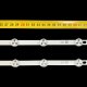Пряма підсвітка для телевізора Telefunken 32″ Innotek SVV315A38 Rev03 (2 планки по 575 мм, 11 LED, лінза 16 мм, 3 В)
