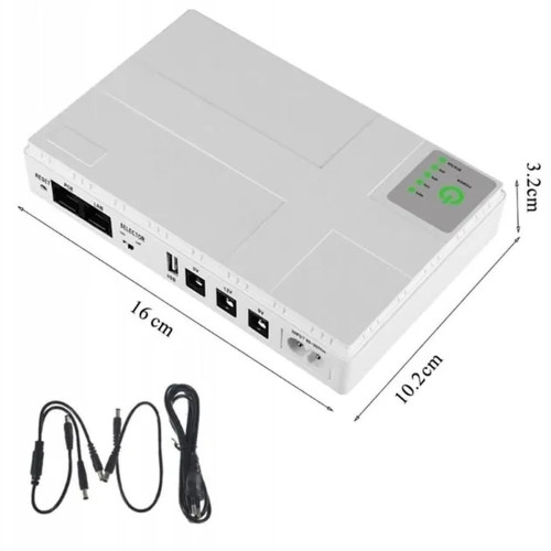 Бесперебойный блок питания Mini DC UPS DC1018P 18W (10400 mAh) (White)