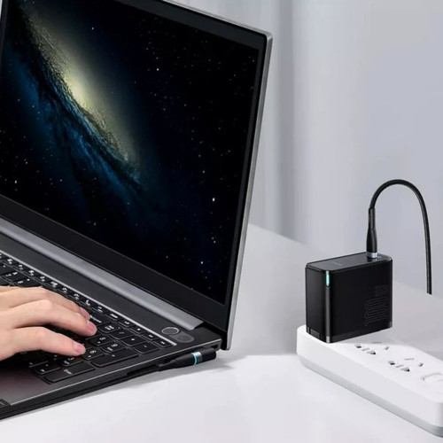 Кабель Baseus Zinc Magnetic Charging Type-C – DC Square Port (2 м · 100W · 5A) (Black)