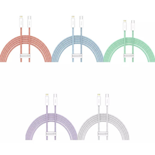 Кабель Baseus Dynamic Series Type-C – Lightning (2 м · 20W · 2.4A) (CALD000102) (White)