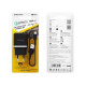 Сетевое зарядное устройство Borofone BA36A USB-A (18W · 3A) с кабелем USB-A – Type-C (Black)