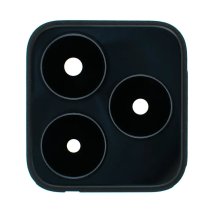 Стекло камеры для Realme C53 в рамке (Black) (Original)
