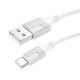 Кабель Borofone BX101 Creator USB-A – Type-C (1 м · 15W · 3A) (White)