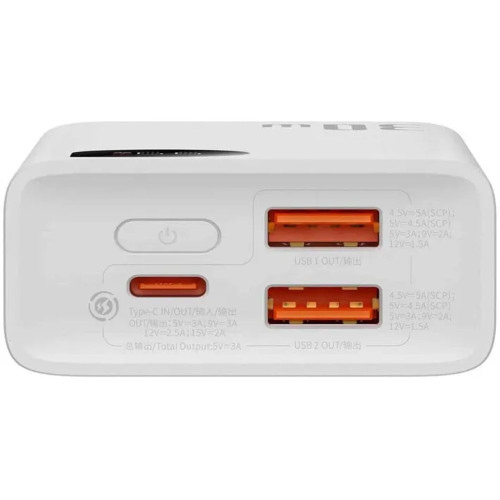 Повербанк Baseus Adaman2 PD 30W (20000 mAh) (White)