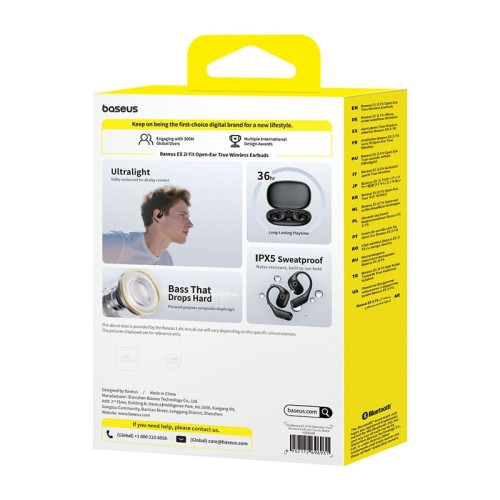 Наушники Bluetooth Baseus Eli 2i Fit Open-Ear (Black)