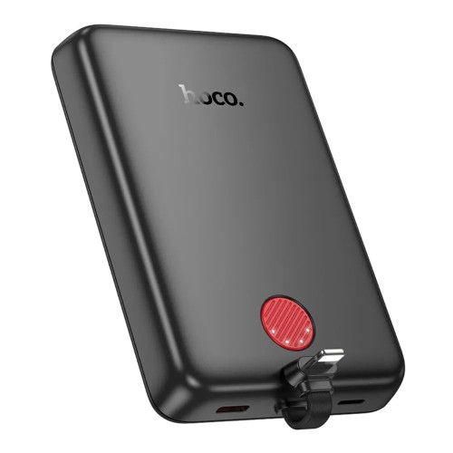 Повербанк Hoco J133A Triumph с кабелем Lightning (10000 mAh) (Black)