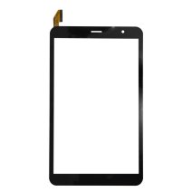 Сенсорне скло для Dexp Ursus S380 3G (універсальне №518) (Розмір 120x203 мм) 51 pin (Black) (більше заокруглені кути та з вирізом під динамік) (version 2)