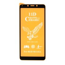 Защитная пленка Ceramic Matte для Xiaomi Redmi 6 (Full Glue) (Black)