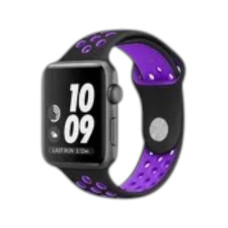 Ремешок для Apple Watch 38/40/41 мм Sport Nike (Black/Violet)
