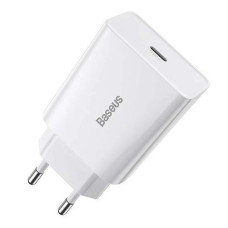Мережевий зарядний пристрій Baseus Speed Mini USB-C (20W · 3A) (CCFS-SN02) (White)