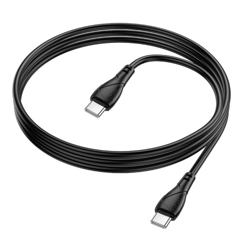 Кабель Borofone BX121 Type-C – Type-C (1 м · 60W · 3A) (Black)