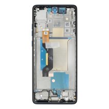 Дисплей для Motorola XT2505 Moto Edge 60 с тачскрином в рамке (Blue) (Original)
