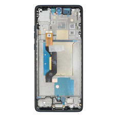 Дисплей для Motorola XT2505 Moto Edge 60 з тачскріном в рамці (Blue) (Original)