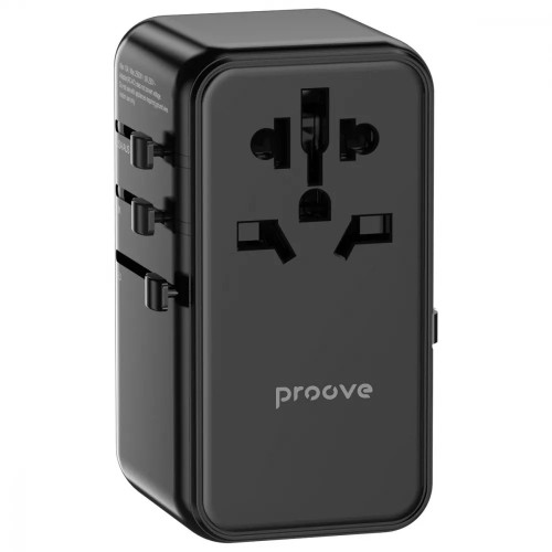 Сетевое зарядное устройство универсальный Proove Trip USB-A+3xUSB-C (85W · 3A) (Black)