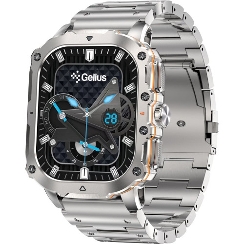Смарт-годинник Gelius Amazwatch Tactical Heavy GP-SW016 (Silver)