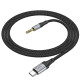 Аудіокабель AUX Hoco UPA26 Type-C – 3.5 мм (1 м) (Black)