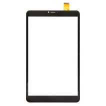Сенсорное стекло для Nomi Ultra4 LTE (универсальное №519) (Размер 150x250 мм) 51 pin (Black) (С вырезом под динамик) (version 1)