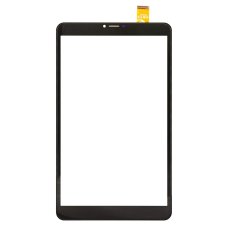 Сенсорное стекло для Nomi Ultra4 LTE (универсальное №519) (Размер 150x250 мм) 51 pin (Black) (С вырезом под динамик) (version 1)