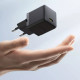 Сетевое зарядное устройство Baseus Palm Fast Charger USB-C (30W · 3A) с кабелем Type-C – Type-C 60W (P10111605113-01) (Black)
