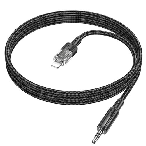 Аудиокабель AUX Hoco UPA27 Lightning – 3.5 мм (1.2 м) (Black)