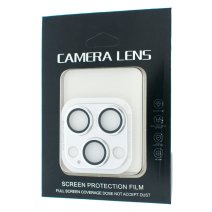 Защитное стекло камеры KRONOS для Apple iPhone 15 Pro (Full Protect) (White Titanium)