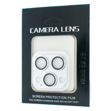 Захисне скло камери KRONOS для Apple iPhone 15 Pro (Full Protect) (White Titanium)