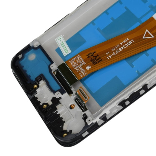 Дисплей для Samsung A037 Galaxy A03s (2021) (163 x 72 мм) с тачскрином в рамке (Black)