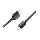 Кабель Hoco X96 USB-A – Lightning (1 м · 12W · 2.4A) (Black)