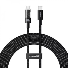 Кабель Baseus Gem Fast-Charging Data Cable Type-C – Type-C (2 м · 100W · 5A) (P10373000111) (Black)