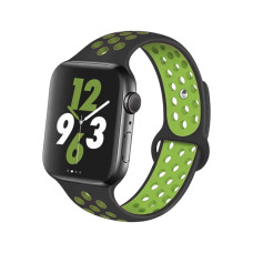 Ремешок для Apple Watch 38/40/41 мм Sport Nike (Black/Green)