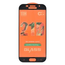 Захисне скло в тех упаковці для Samsung A520 Galaxy A5 (2017) (Full Glue) (0.3 мм, 2.5D) (Black)