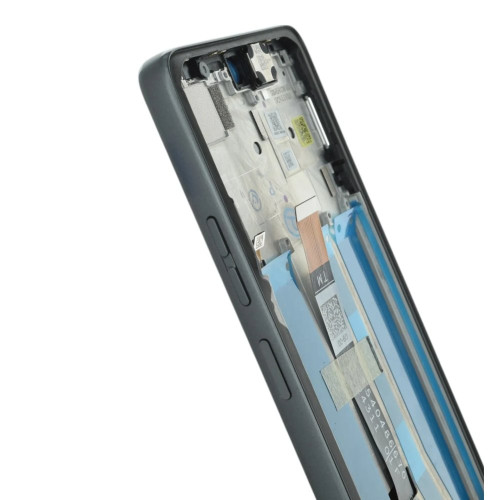 Дисплей для Motorola XT2437 Moto G75 (5G) з тачскріном в рамці (Grey) (Original)