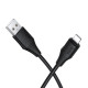 Кабель Hoco X124 USB-A – Lightning (1 м · 12W · 2.4A) (Black)