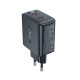 Мережевий зарядний пристрій Acefast A49 2xUSB-C (35W · 3A) (Black)