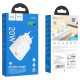 Мережевий зарядний пристрій Hoco C94A USB-C (20W · 3A) (White)